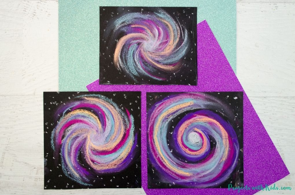 Galaxy Pastel Art Project