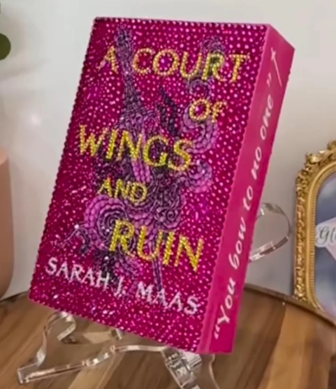 Example of bedazzled book for general idea. Not intended to demonstrate exact product.